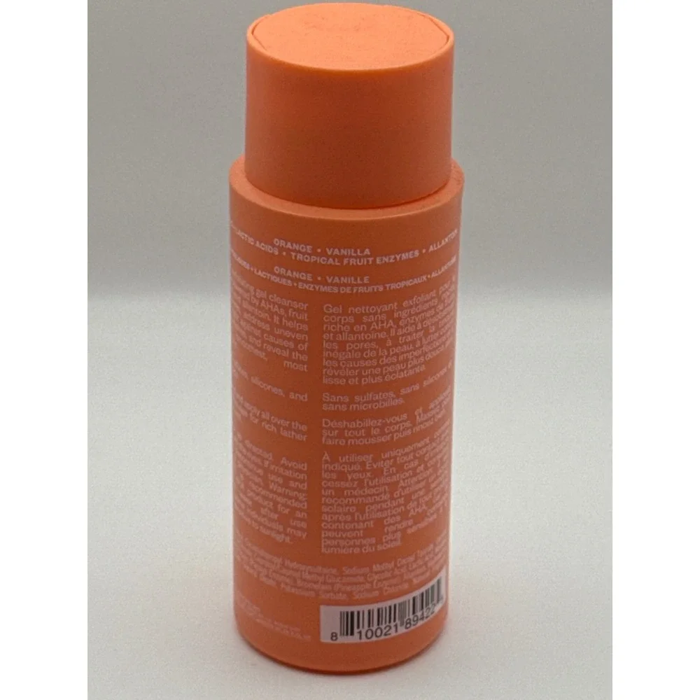 Kosasport GoodBody Skin AHA Enzyme‎ Exfoliating Body Wash Orange Vanilla New